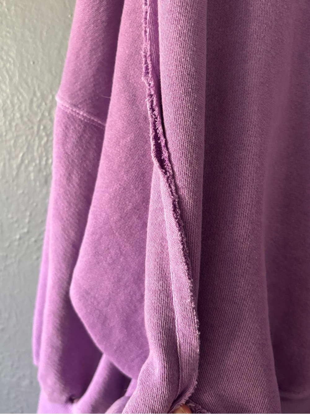 Free People We the Free Camden Henley Sweatshirt Lavender Purple Size M - Picture 9 of 14